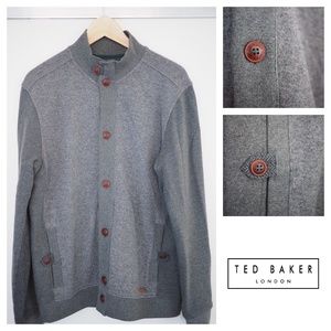 Ted Baker London Grey Sweater Mens Medium